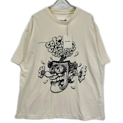 story mfg. ストーリーエムエフジー 25AW アイボリー Forage Brain クルーネック S/Sカットソー トップス