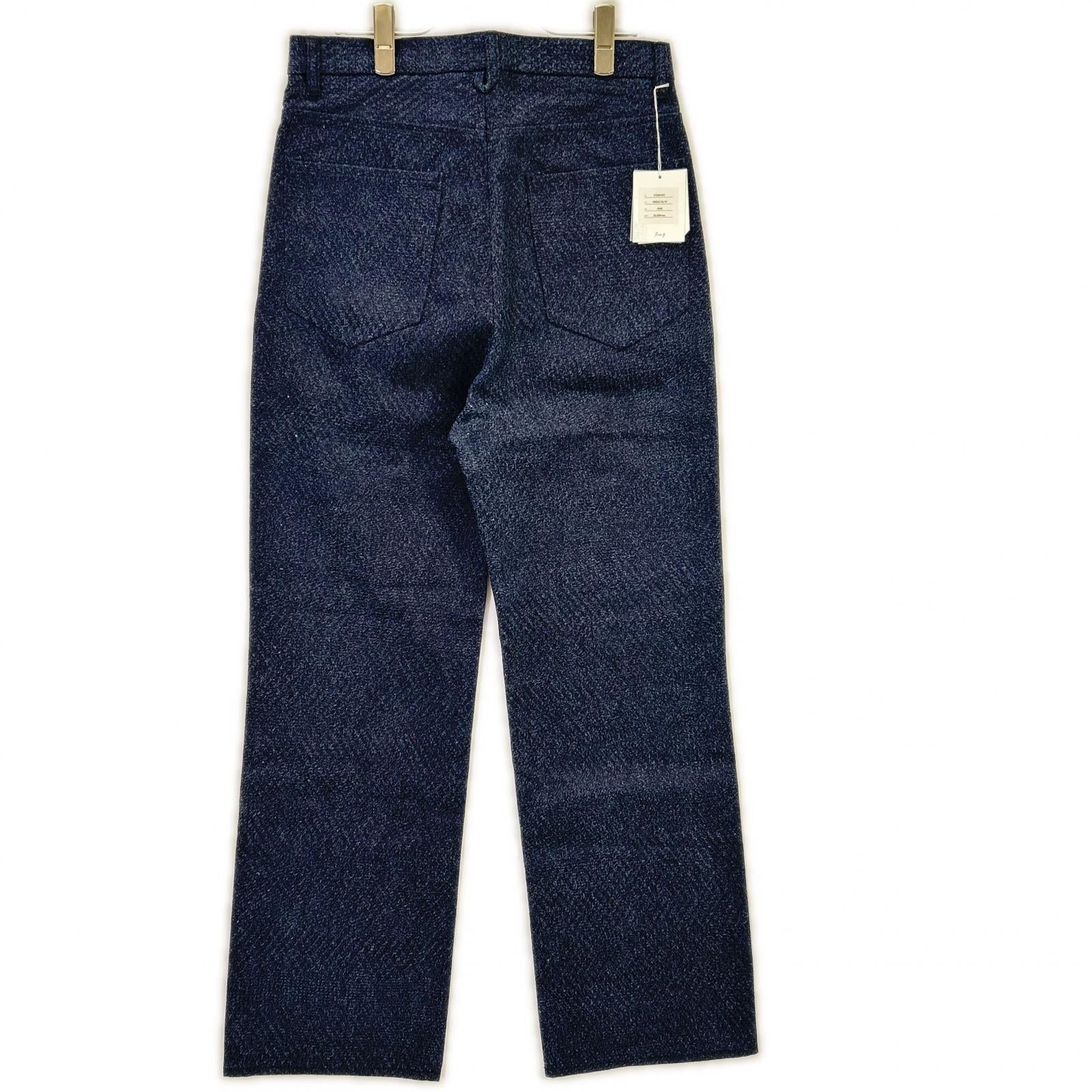 kiivu キフ DENIM STRAIGHT TROUSER - 12.5oz Rainbow Denim +Needles Punch ボトムス