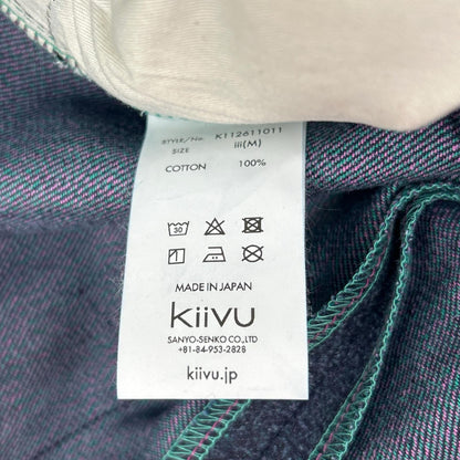 kiivu キフ DENIM STRAIGHT TROUSER - 12.5oz Rainbow Denim +Needles Punch ボトムス