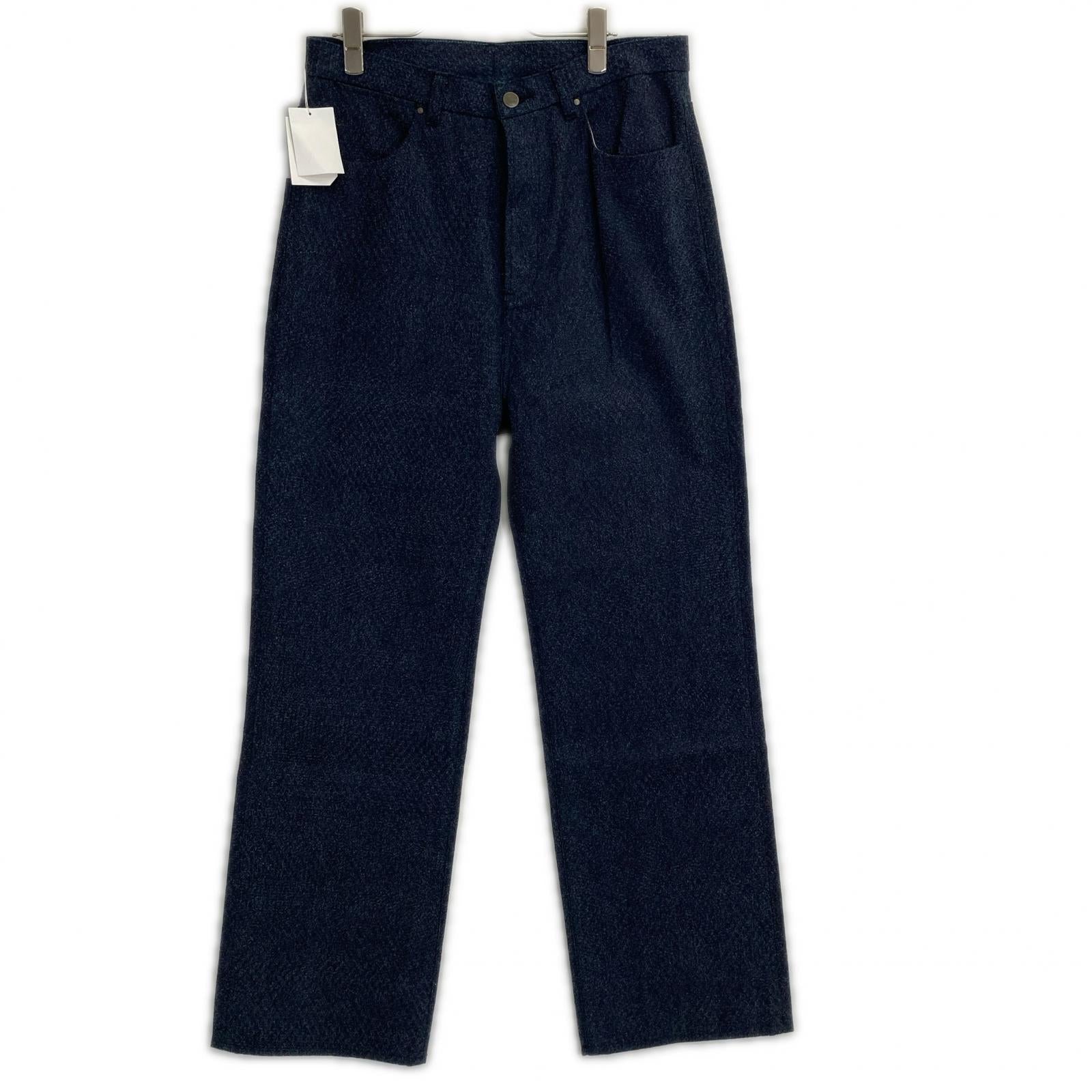 kiivu キフ DENIM STRAIGHT TROUSER - 12.5oz Rainbow Denim +Needles Punch ボトムス