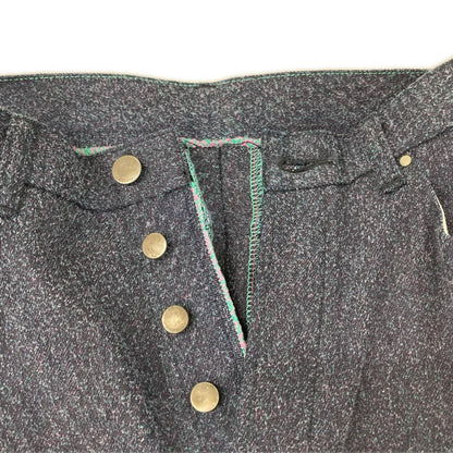 kiivu キフ DENIM STRAIGHT TROUSER - 12.5oz Rainbow Denim +Needles Punch ボトムス