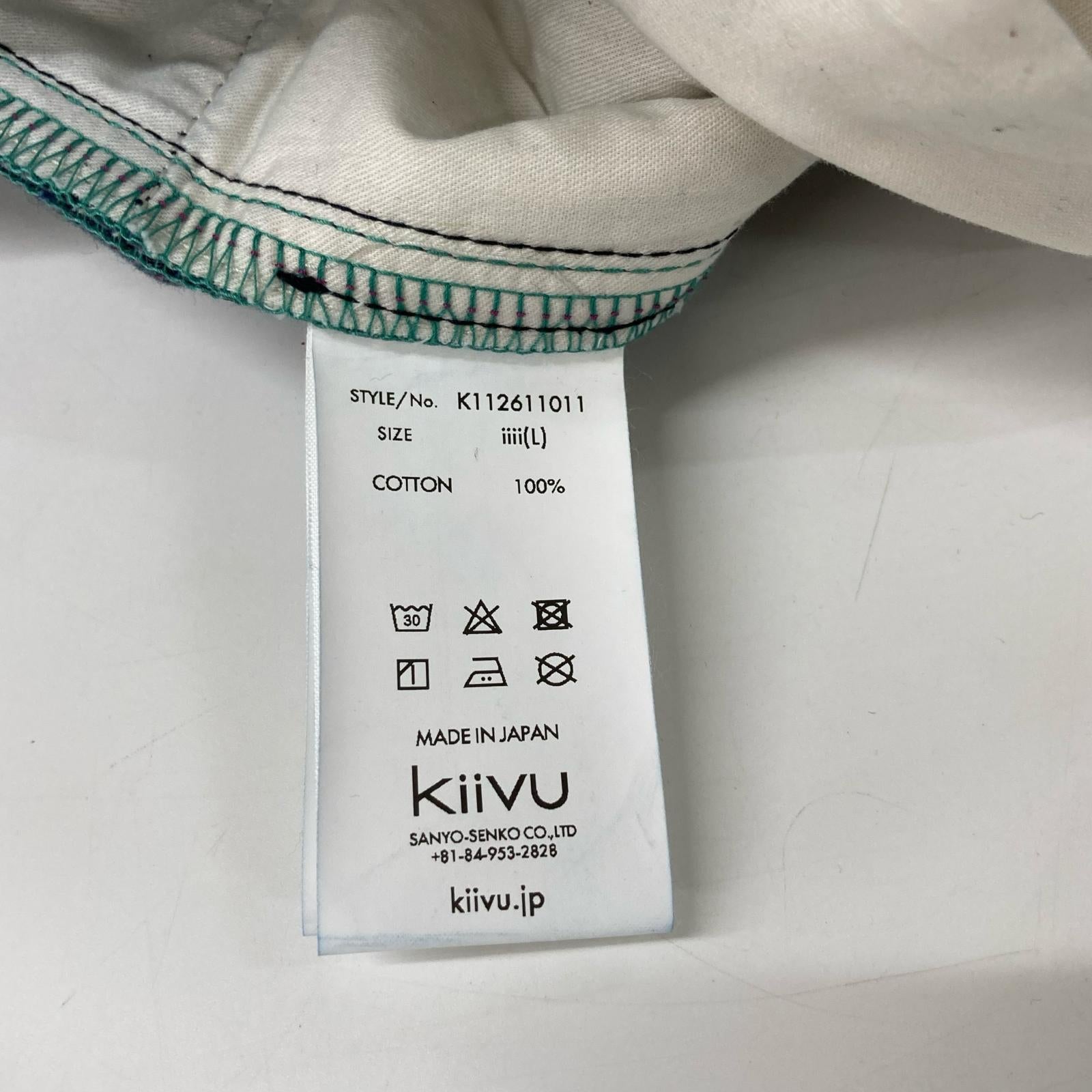 kiivu キフ DENIM STRAIGHT TROUSER - 12.5oz Rainbow Denim +Needles Punch ボトムス