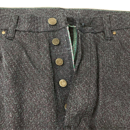 kiivu キフ DENIM STRAIGHT TROUSER - 12.5oz Rainbow Denim +Needles Punch ボトムス
