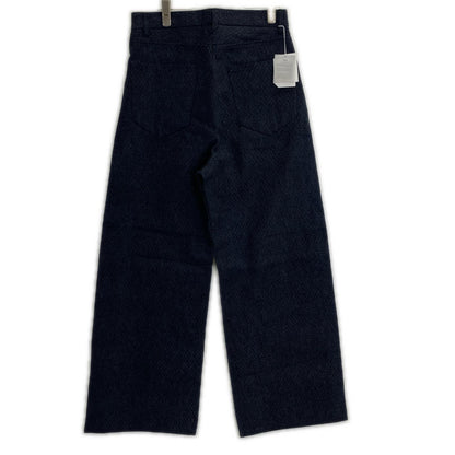 kiivu キフ DENIM CURVY LEG TROUSER - 12.5oz Rainbow Denim +Needles Punch- ボトムス
