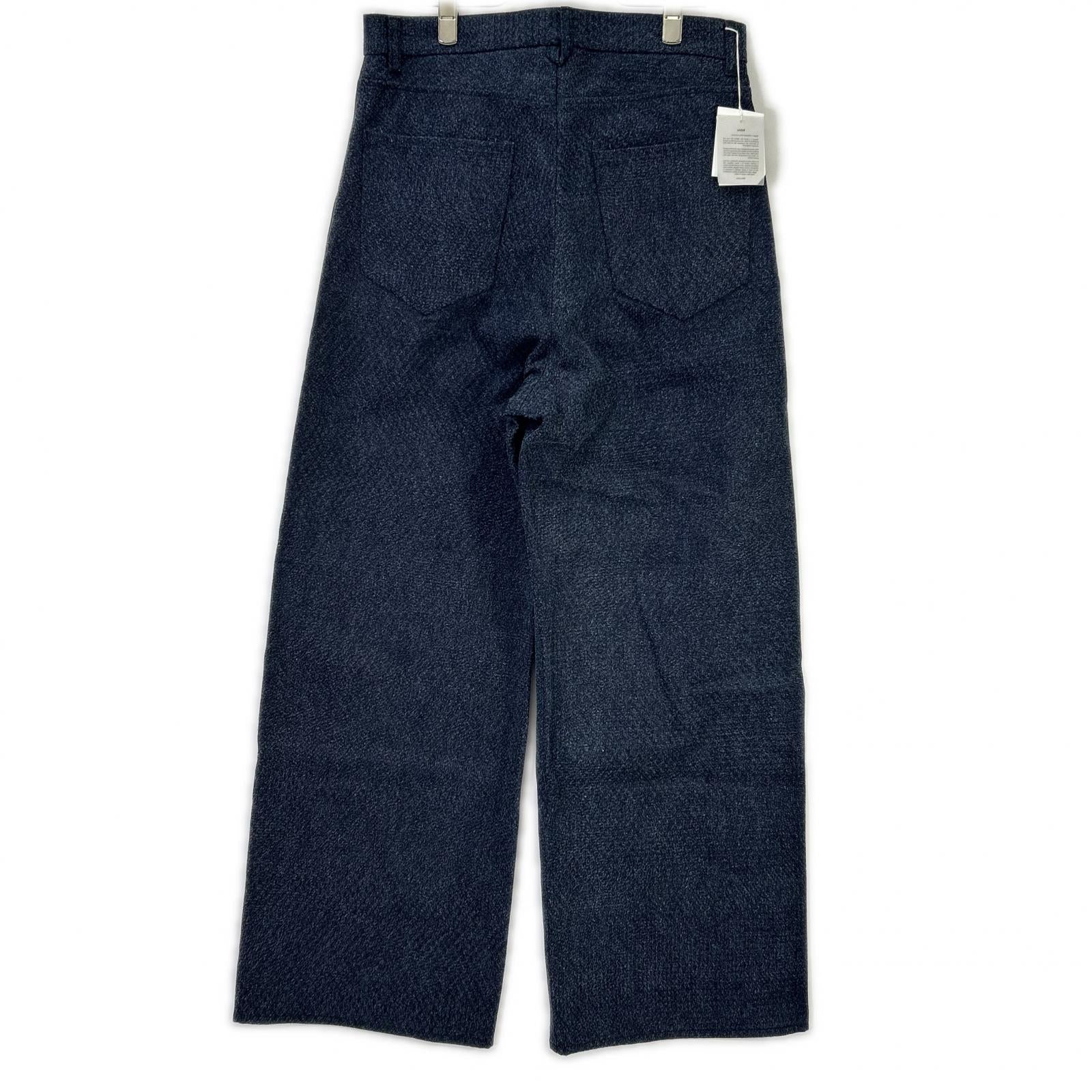 kiivu キフ DENIM CURVY LEG TROUSER - 12.5oz Rainbow Denim +Needles Punch- ボトムス