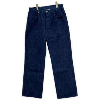 kiivu キフ DENIM STRAIGHT TROUSER- 12.5oz Rainbow Denim + Needle - ボトムス