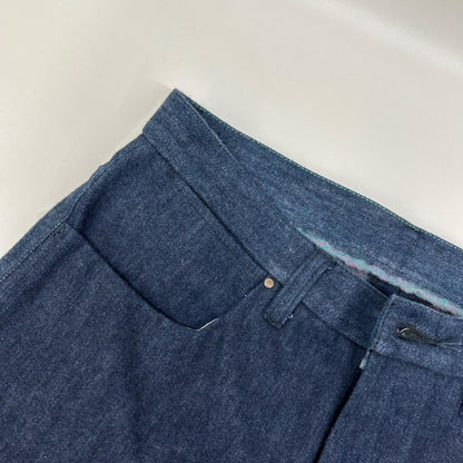 kiivu キフ DENIM STRAIGHT TROUSER- 12.5oz Rainbow Denim + Needle - ボトムス