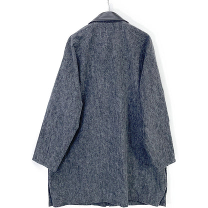 kiivu キフ ブラック×グレー HUNTING JACKET - Color Denim + Needle - ジャケット