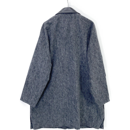 kiivu Black × Gray HUNTING JACKET - Color Denim + Needle - Jacket