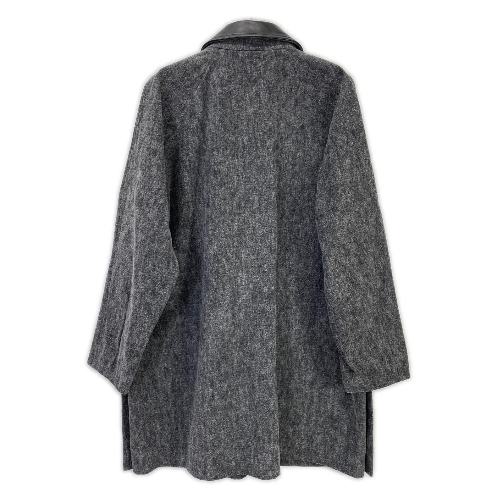kiivu キフ ブラック×グレー HUNTING JACKET - Color Denim + Needle - ジャケット