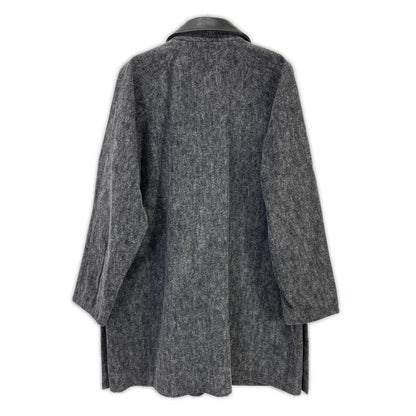 kiivu キフ ブラック×グレー HUNTING JACKET - Color Denim + Needle - ジャケット
