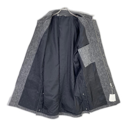 kiivu キフ ブラック×グレー HUNTING JACKET - Color Denim + Needle - ジャケット