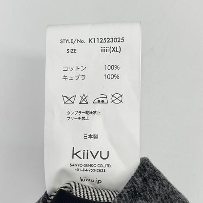 kiivu キフ ブラック×グレー HUNTING JACKET - Color Denim + Needle - ジャケット
