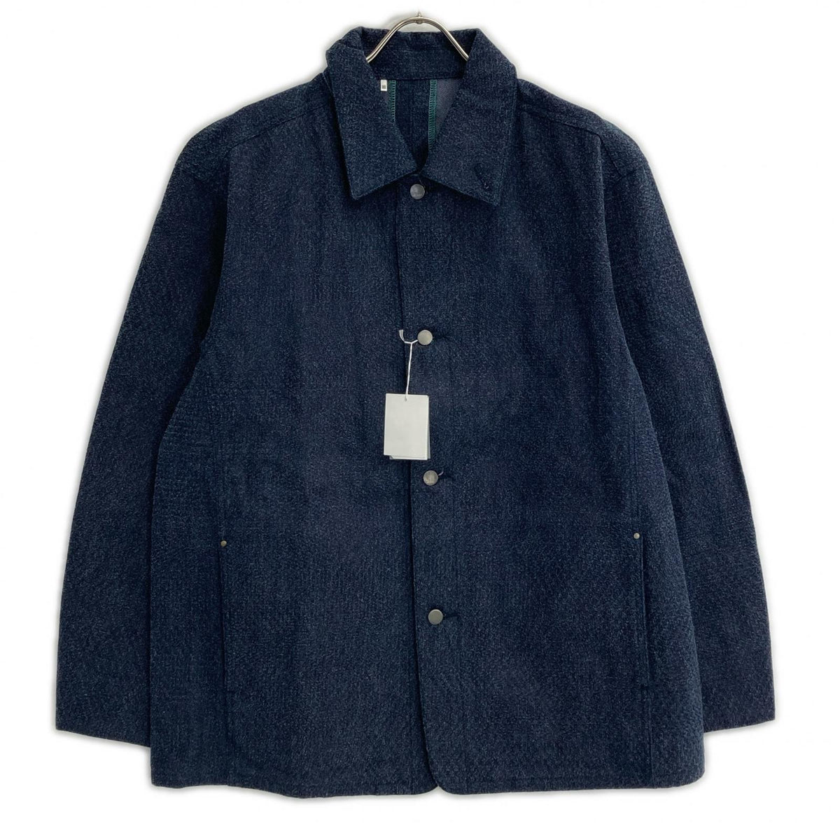 kiivu キフ インディゴ DENIM WORK JACKET - 12.5oz Rainbow Denim +Needles Punch- ジャケット