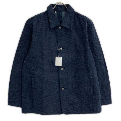 kiivu キフ インディゴ DENIM WORK JACKET - 12.5oz Rainbow Denim +Needles Punch- ジャケット