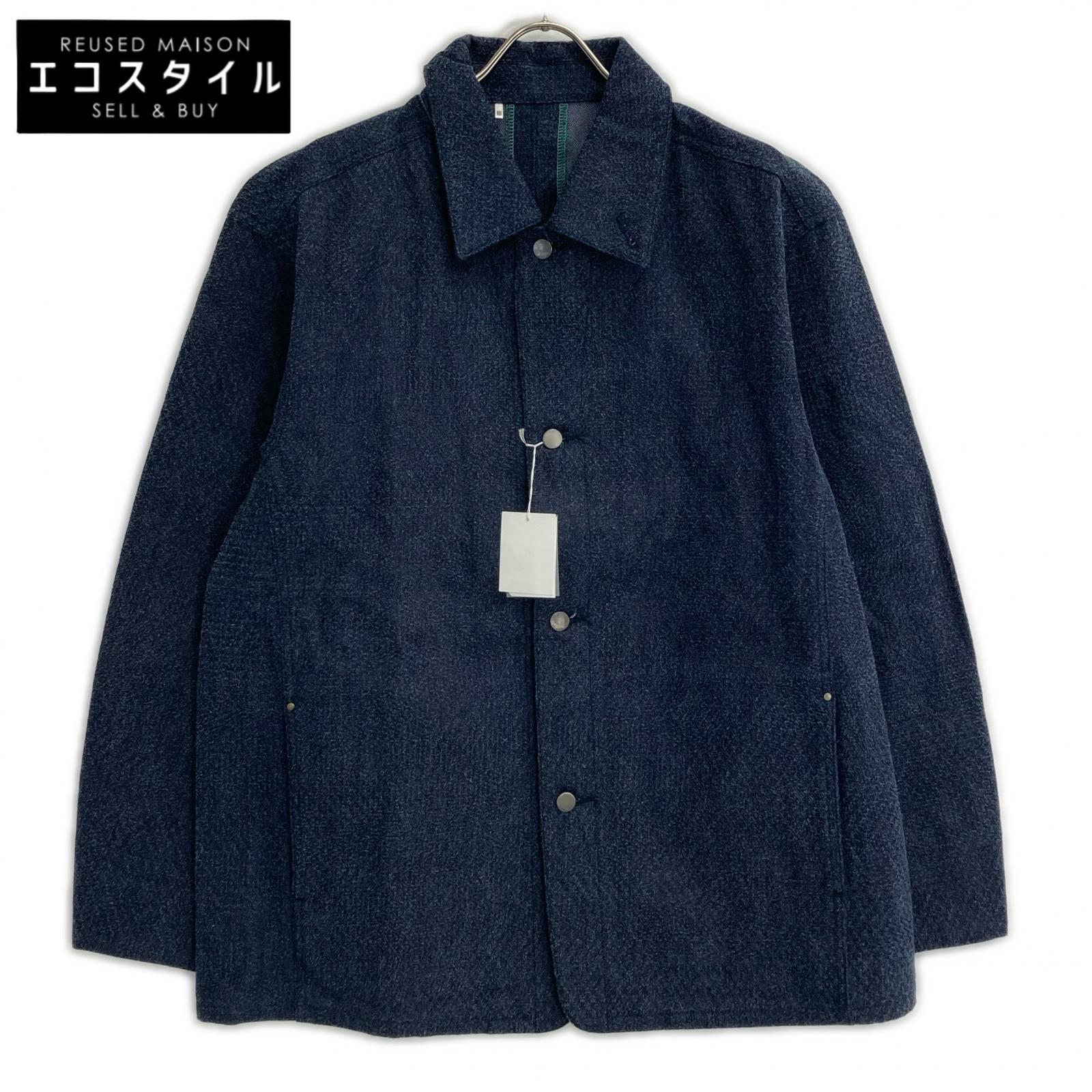 kiivu キフ インディゴ DENIM WORK JACKET - 12.5oz Rainbow Denim +Needles Punch- ジャケット