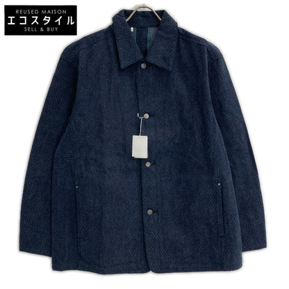 kiivu キフ インディゴ DENIM WORK JACKET - 12.5oz Rainbow Denim +Needles Punch- ジャケット