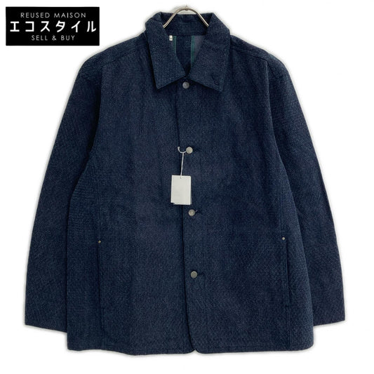 kiivu キフ インディゴ DENIM WORK JACKET - 12.5oz Rainbow Denim +Needles Punch- ジャケット