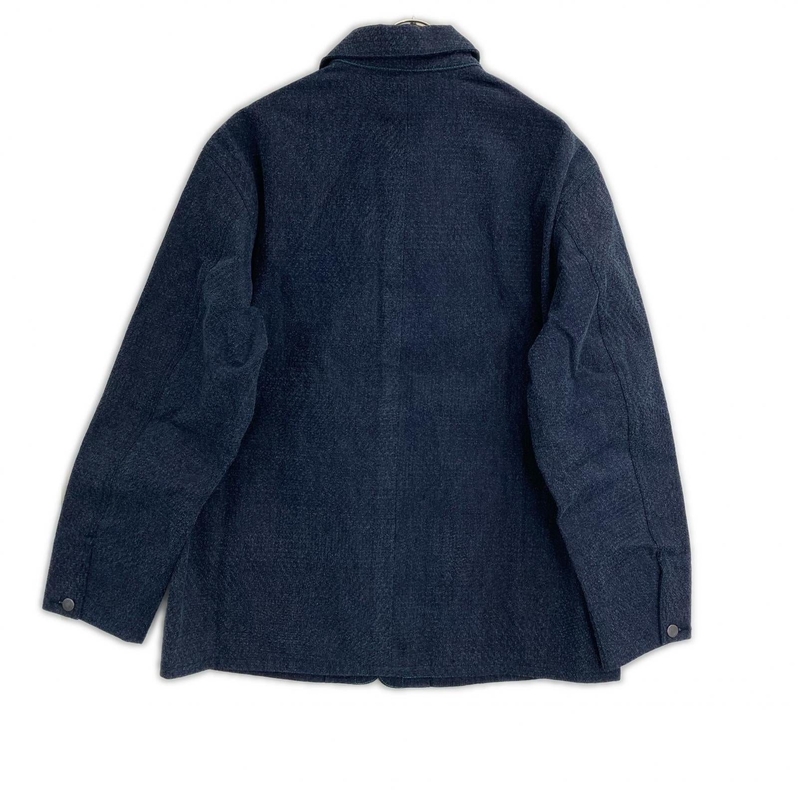kiivu キフ インディゴ DENIM WORK JACKET - 12.5oz Rainbow Denim +Needles Punch- ジャケット