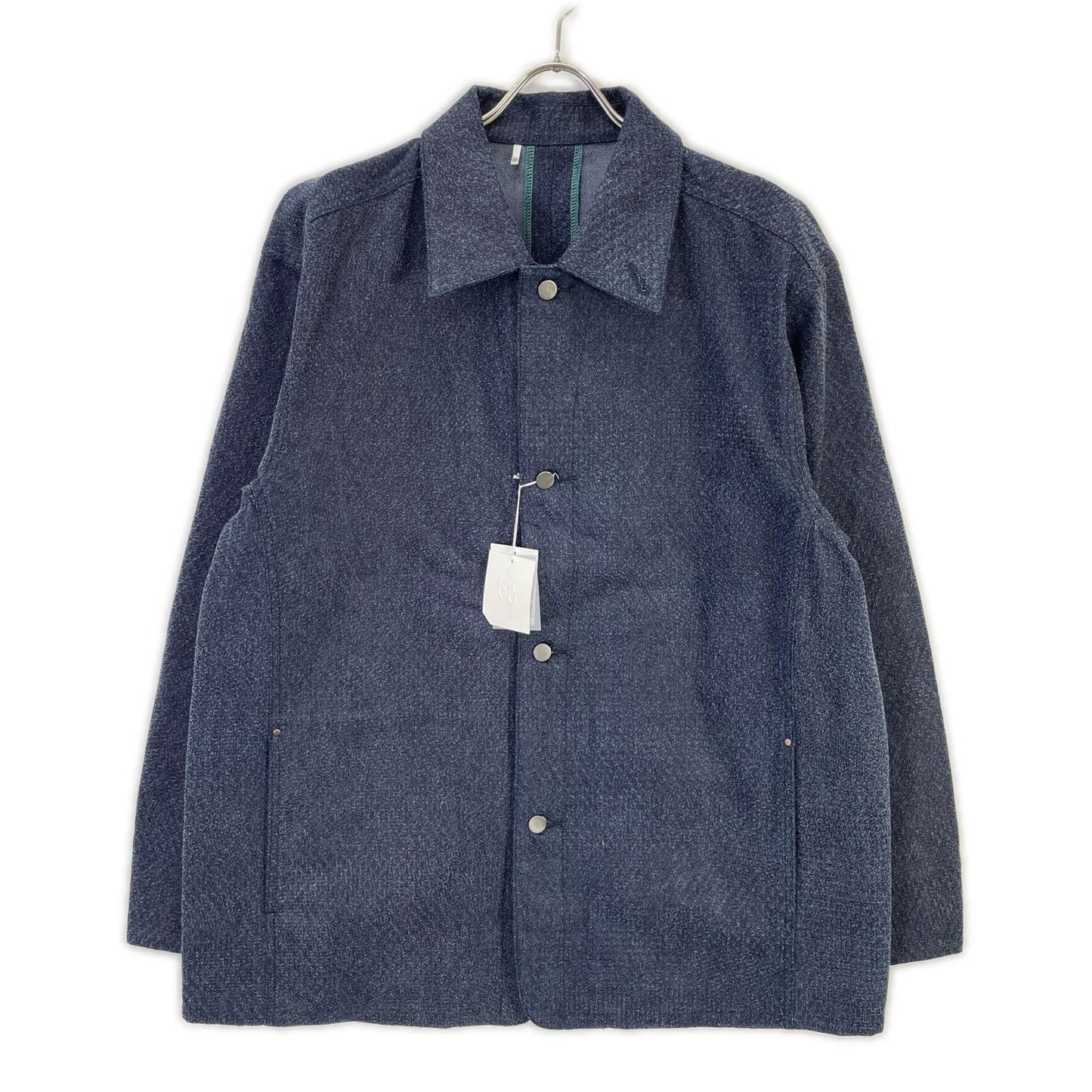 kiivu キフ インディゴ DENIM WORK JACKET - 12.5oz Rainbow Denim +Needles Punch- ジャケット