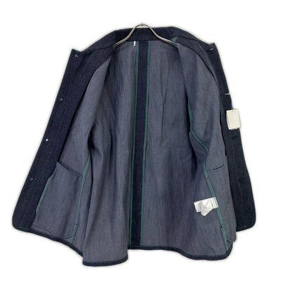 kiivu キフ インディゴ DENIM WORK JACKET - 12.5oz Rainbow Denim +Needles Punch- ジャケット