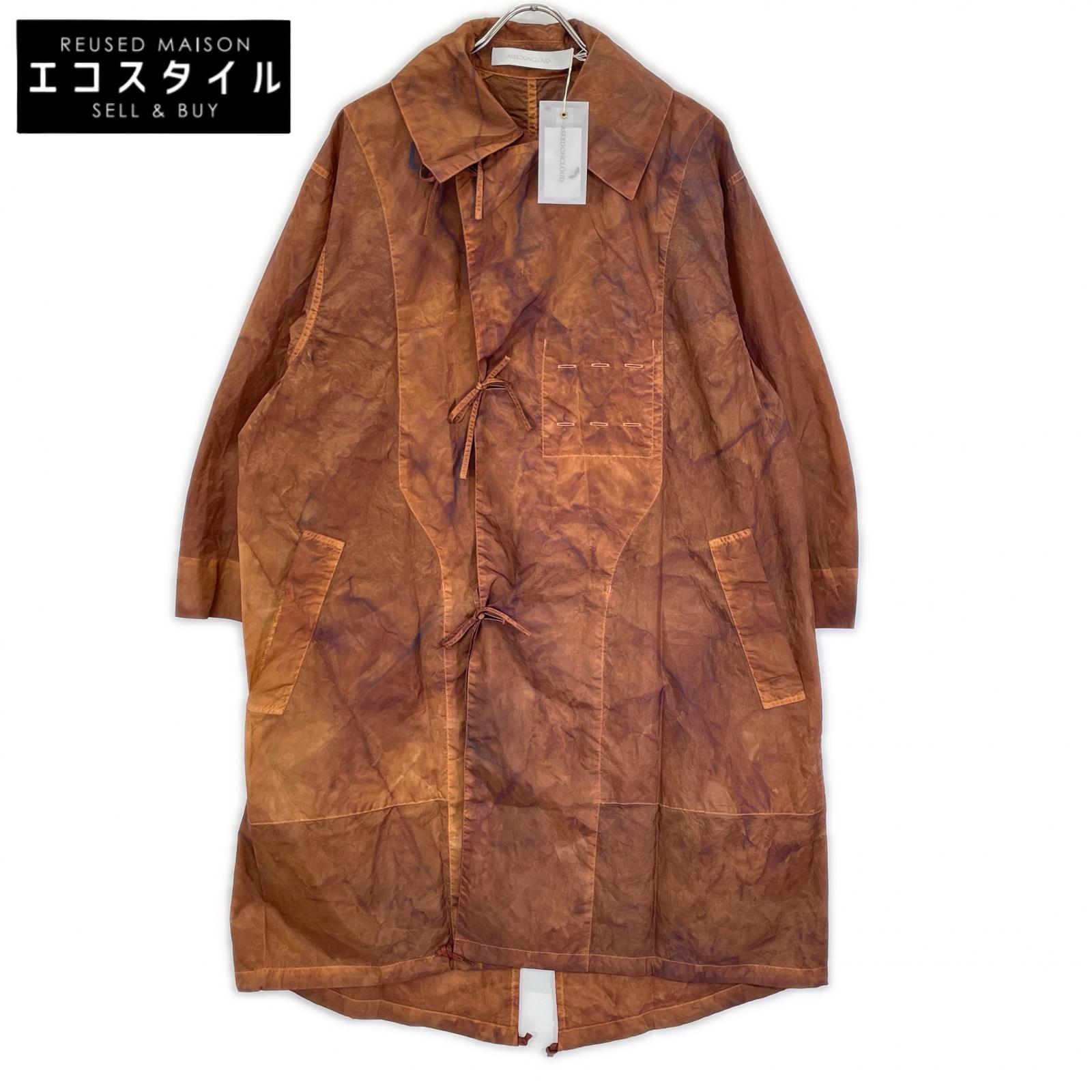 ASEEDONCLOUD アシードンクラウド 25SS 251102 ブラウン リサイクルナイロンタフタ 染め加工 assimilate plants coat コート