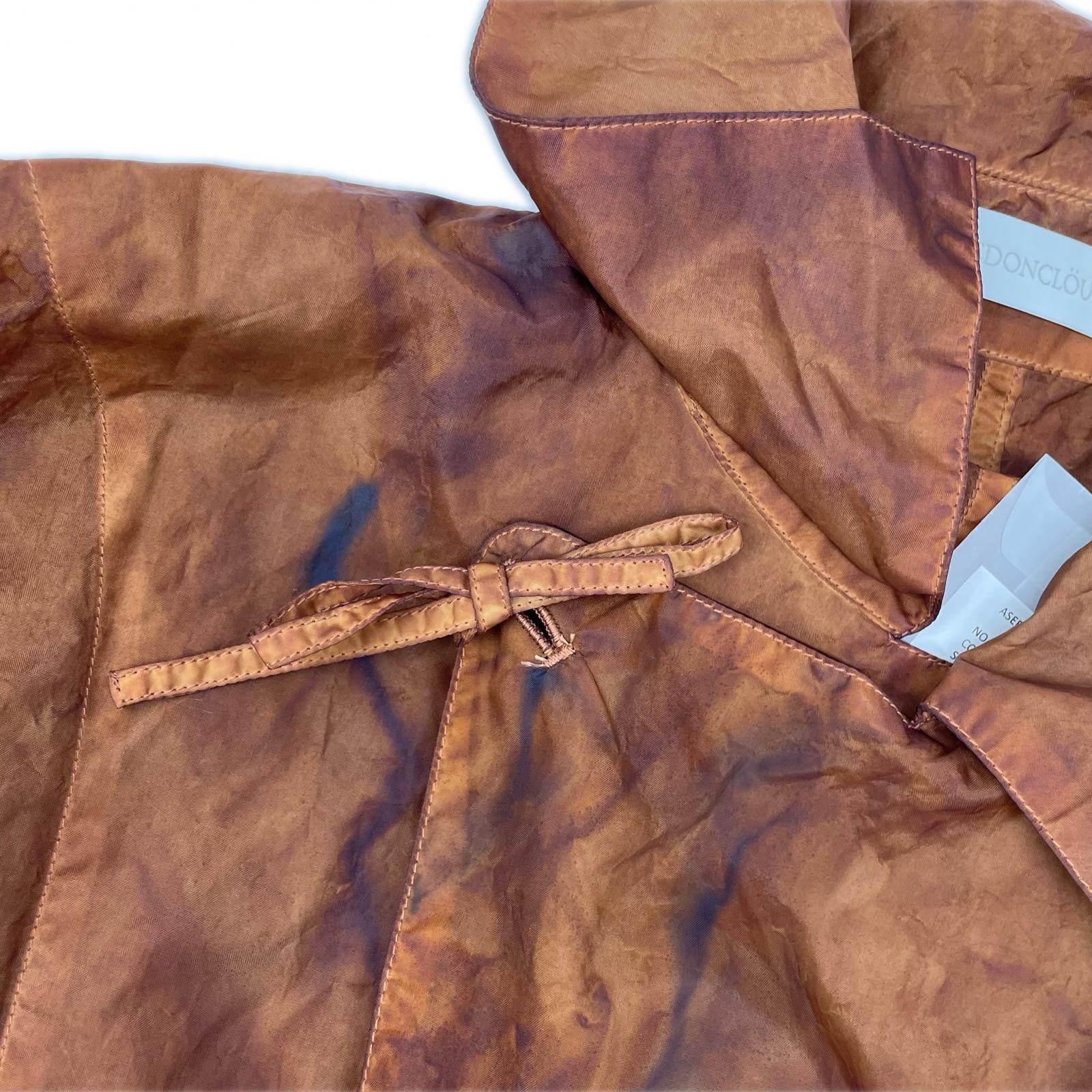 ASEEDONCLOUD アシードンクラウド 25SS 251102 ブラウン リサイクルナイロンタフタ 染め加工 assimilate plants coat コート