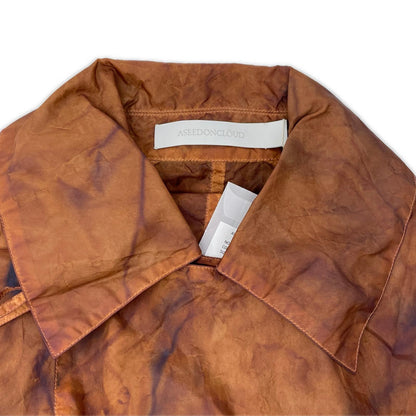 ASEEDONCLOUD アシードンクラウド 25SS 251102 ブラウン リサイクルナイロンタフタ 染め加工 assimilate plants coat コート