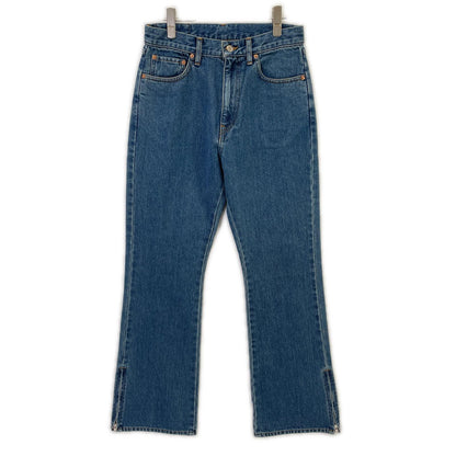 RICE NINE TEN ライスナインテン インディゴ BOOT CUT SIDE ZIP JEANS フレアデニムパンツ ボトムス