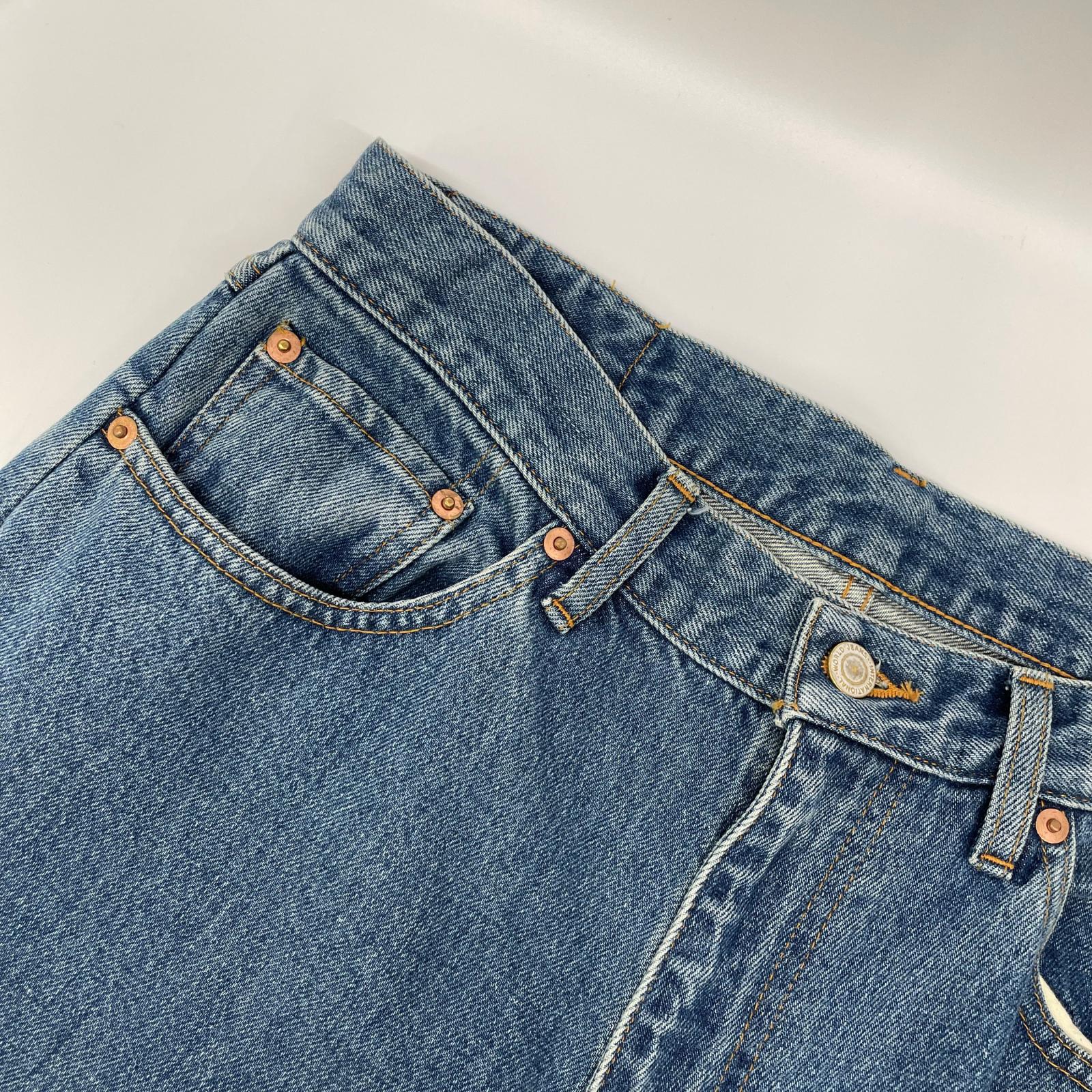 RICE NINE TEN ライスナインテン インディゴ BOOT CUT SIDE ZIP JEANS フレアデニムパンツ ボトムス