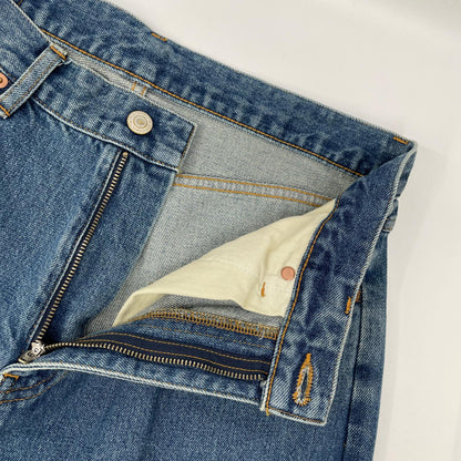 RICE NINE TEN ライスナインテン インディゴ BOOT CUT SIDE ZIP JEANS フレアデニムパンツ ボトムス