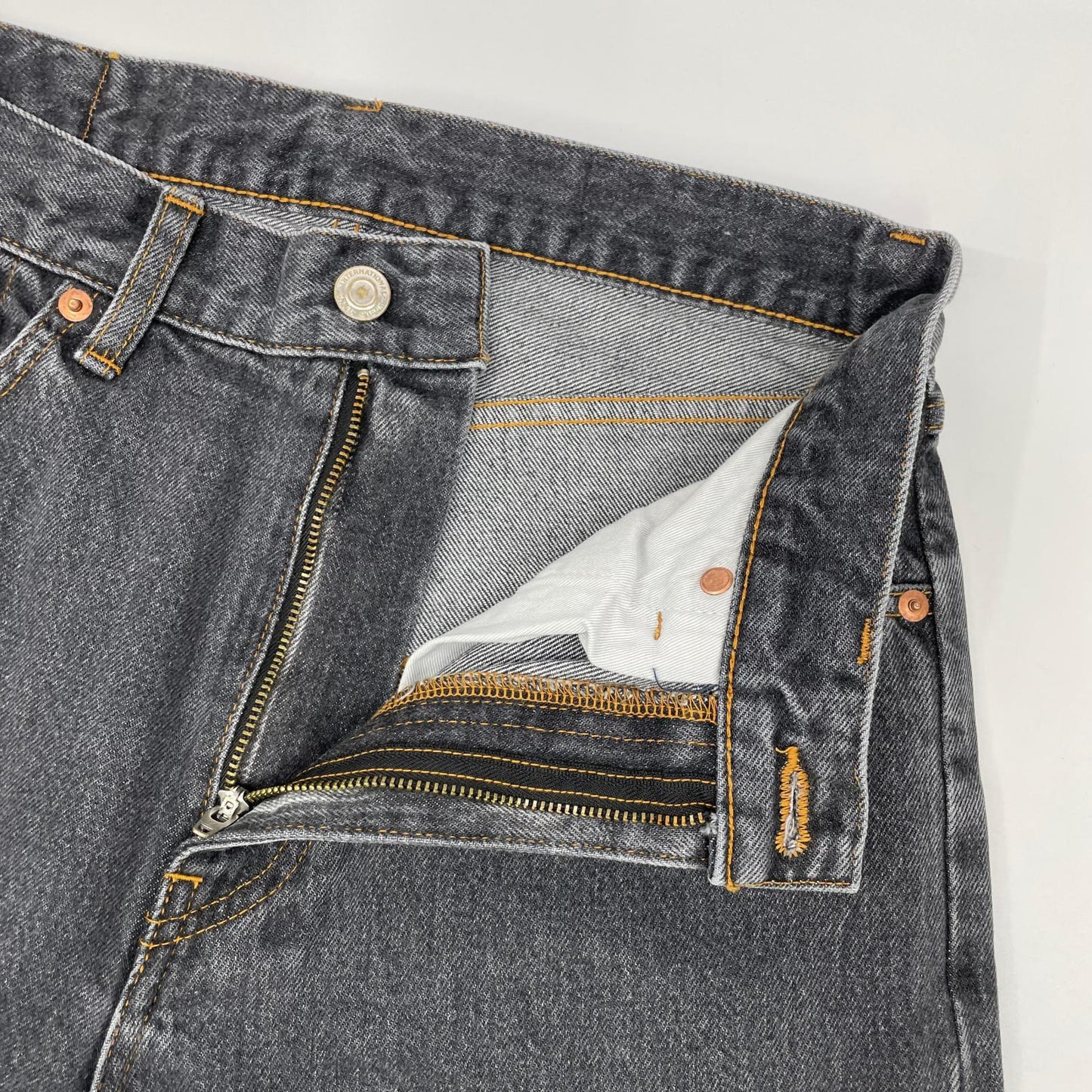 RICE NINE TEN ライスナインテン ブラック BOOT CUT SIDE ZIP JEANS フレアデニムパンツ ボトムス