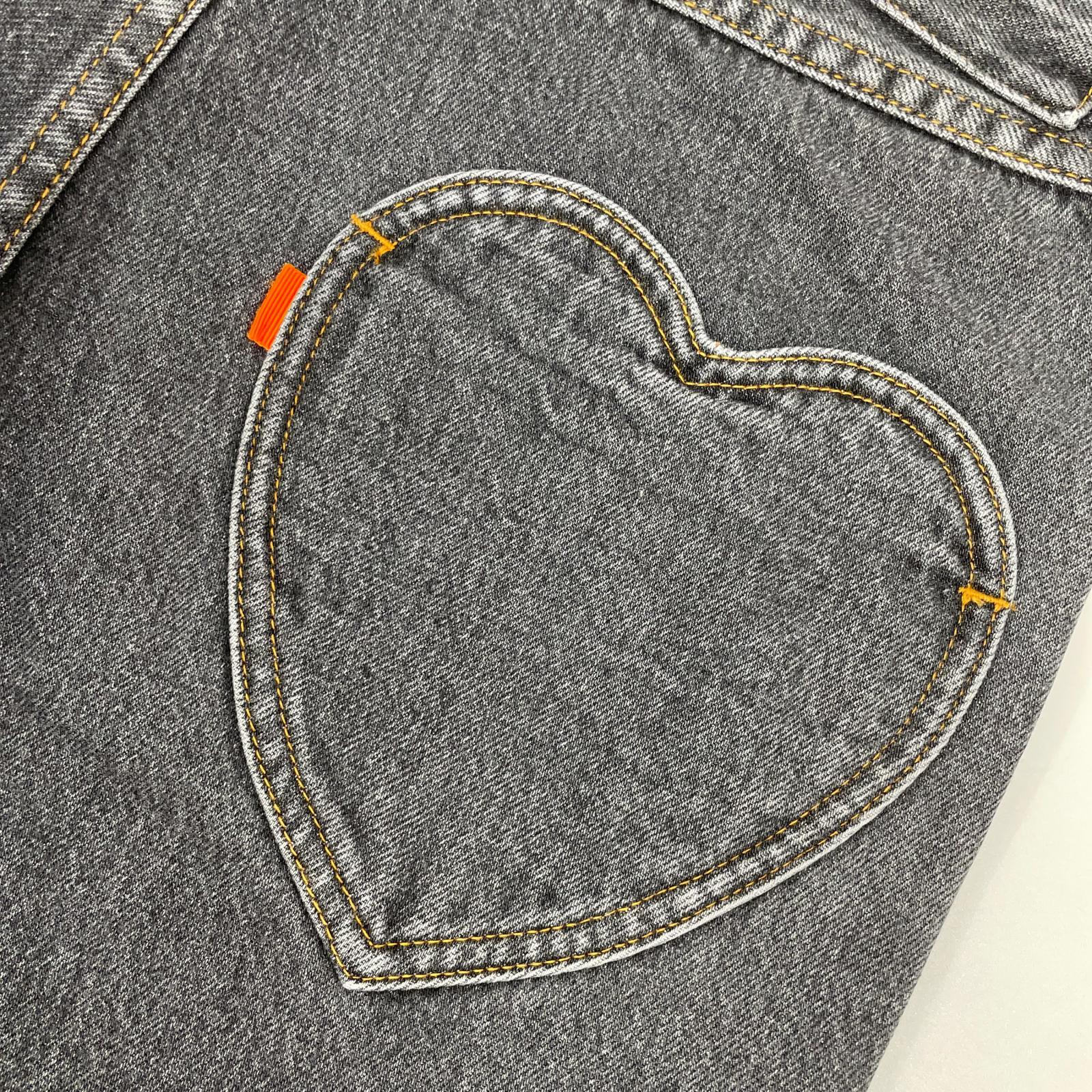 RICE NINE TEN ライスナインテン ブラック BOOT CUT SIDE ZIP JEANS フレアデニムパンツ ボトムス