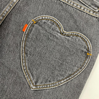 RICE NINE TEN ライスナインテン ブラック BOOT CUT SIDE ZIP JEANS フレアデニムパンツ ボトムス