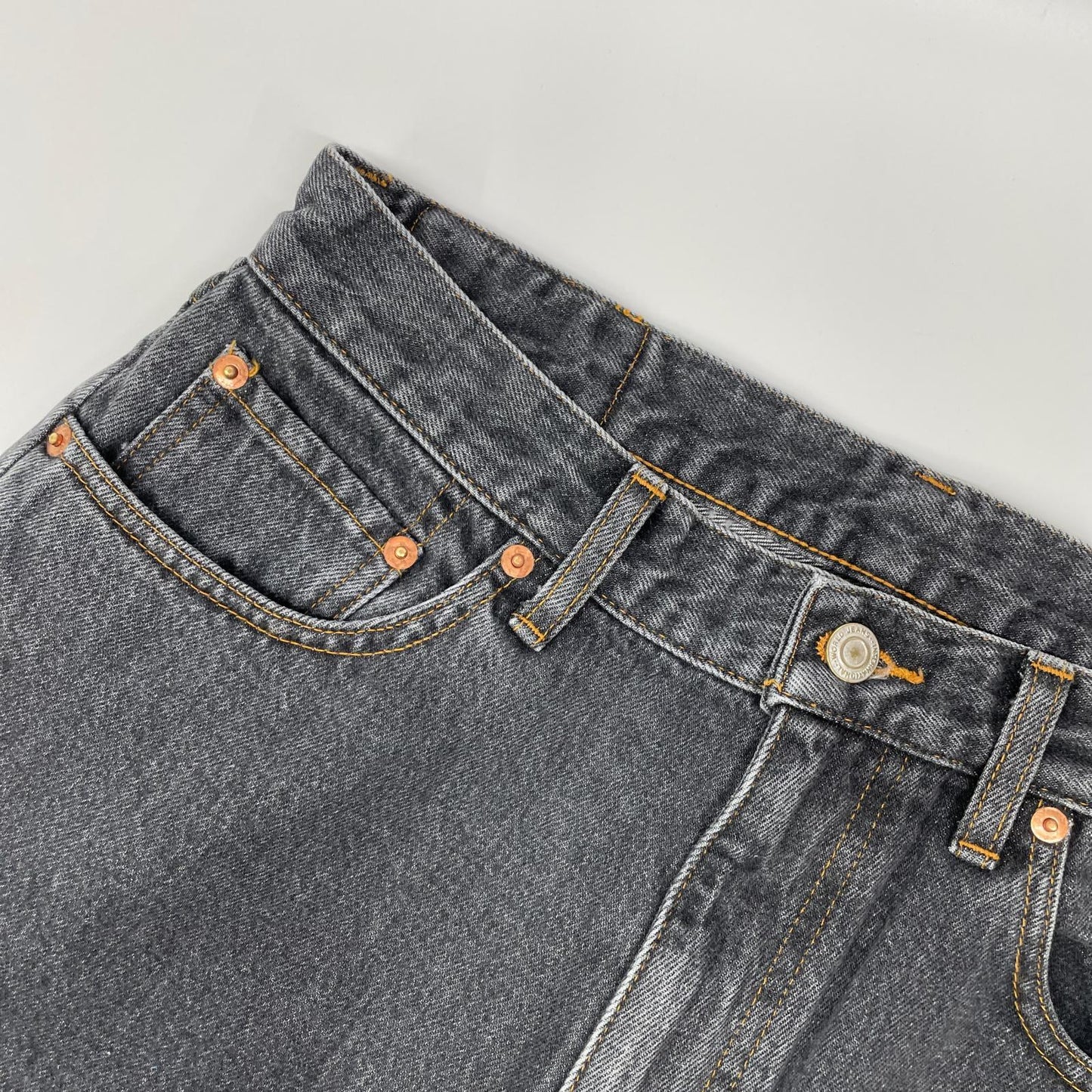 RICE NINE TEN ライスナインテン ブラック BOOT CUT SIDE ZIP JEANS フレアデニムパンツ ボトムス