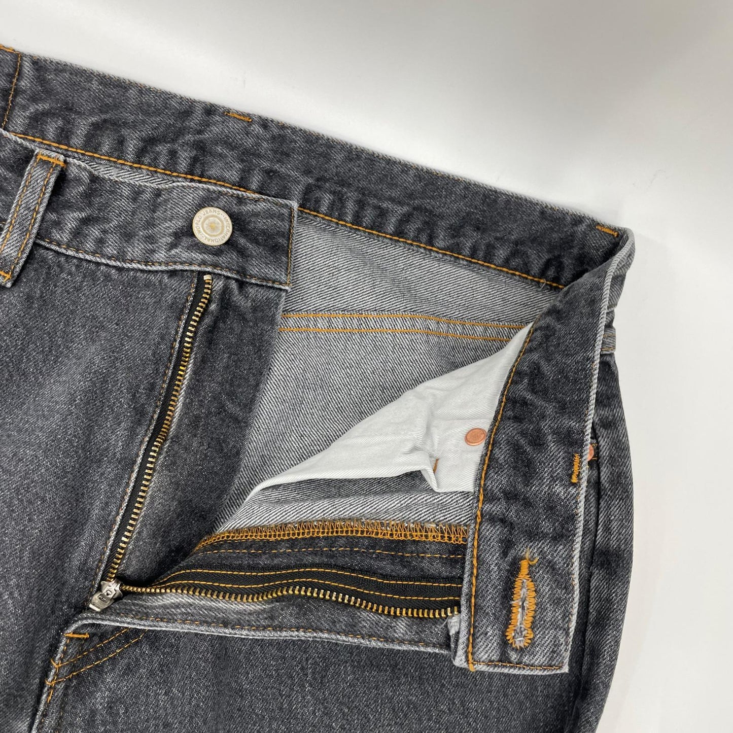 RICE NINE TEN ライスナインテン ブラック BOOT CUT SIDE ZIP JEANS フレアデニムパンツ ボトムス