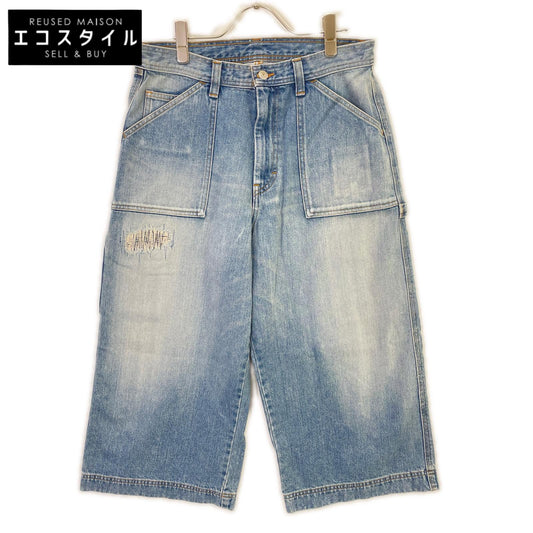 RICE NINE TEN ライスナインテン インディゴ THREE QUARTER PAINTER JEANS クロップドバギーパンツ ボトムス