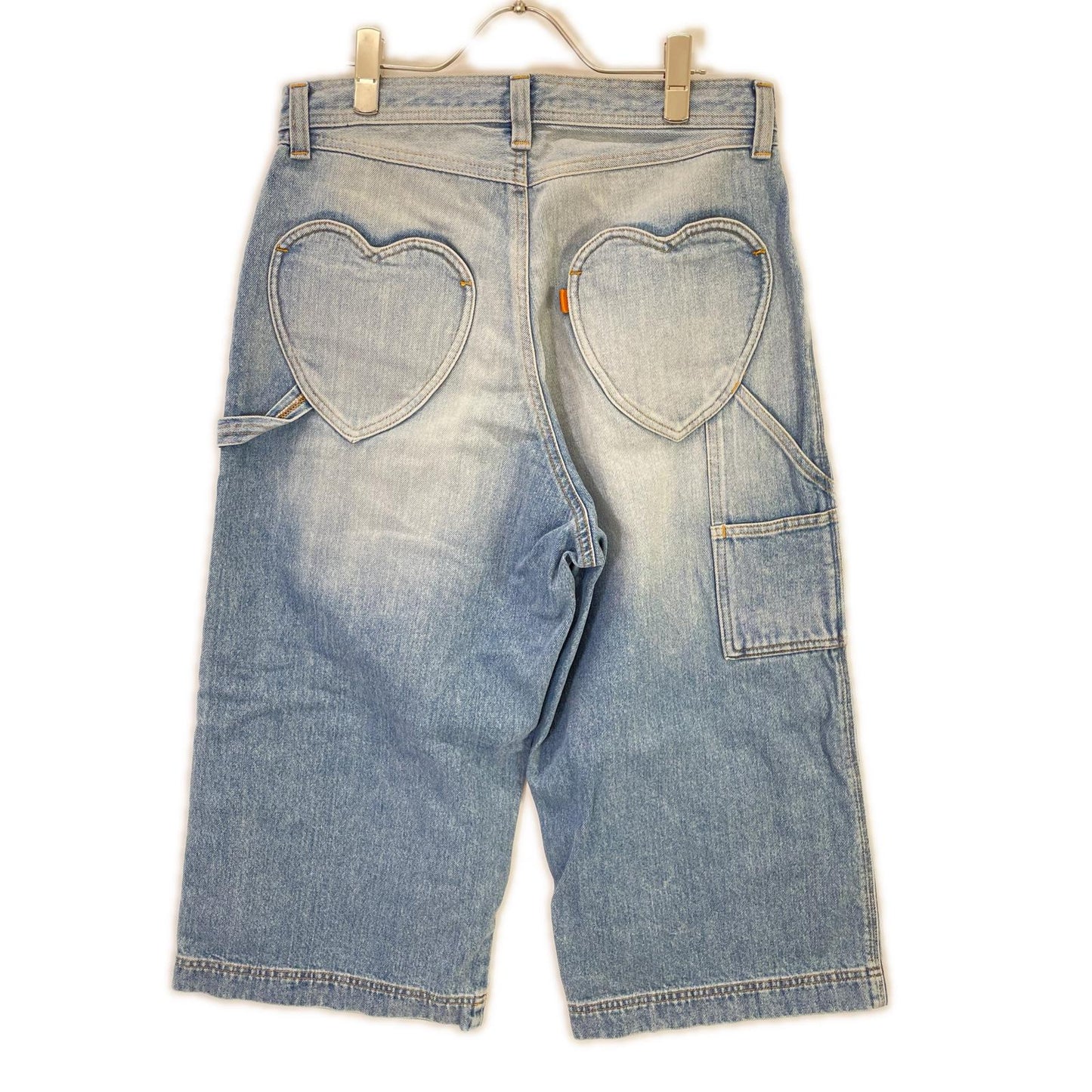 RICE NINE TEN ライスナインテン インディゴ THREE QUARTER PAINTER JEANS クロップドバギーパンツ ボトムス