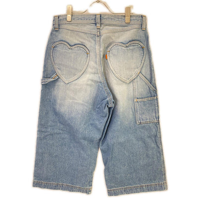 RICE NINE TEN ライスナインテン インディゴ THREE QUARTER PAINTER JEANS クロップドバギーパンツ ボトムス