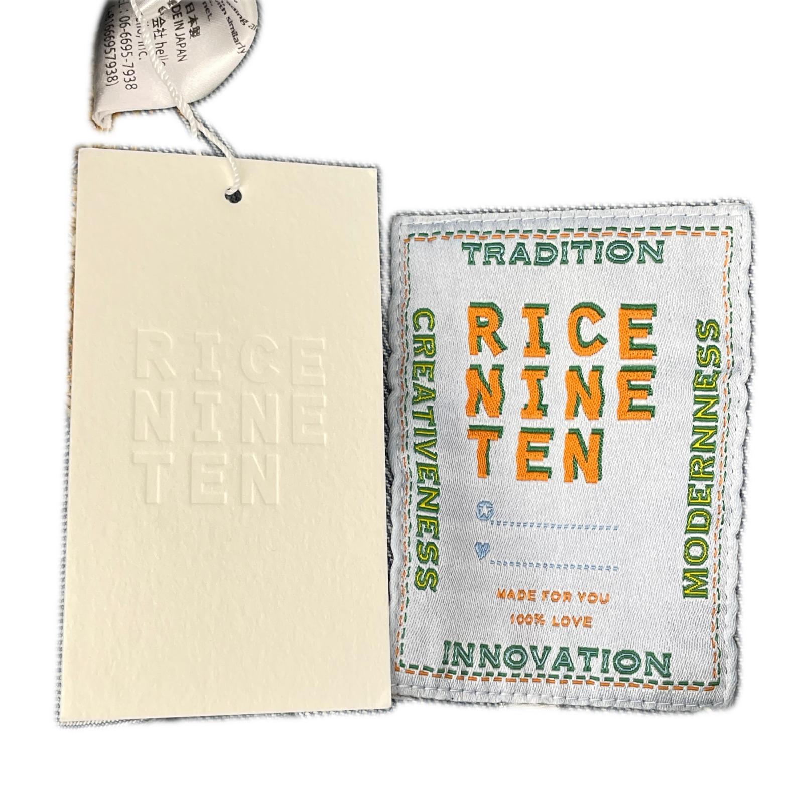 RICE NINE TEN ライスナインテン インディゴ THREE QUARTER PAINTER JEANS クロップドバギーパンツ ボトムス