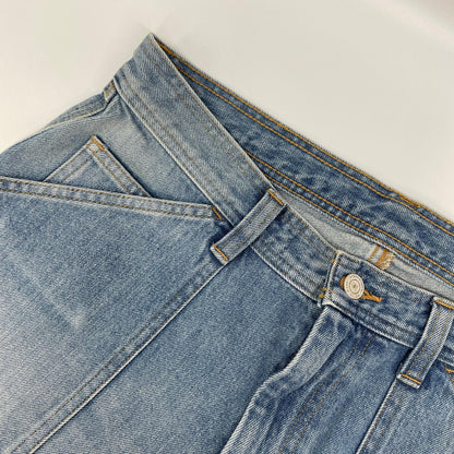 RICE NINE TEN ライスナインテン インディゴ THREE QUARTER PAINTER JEANS クロップドバギーパンツ ボトムス