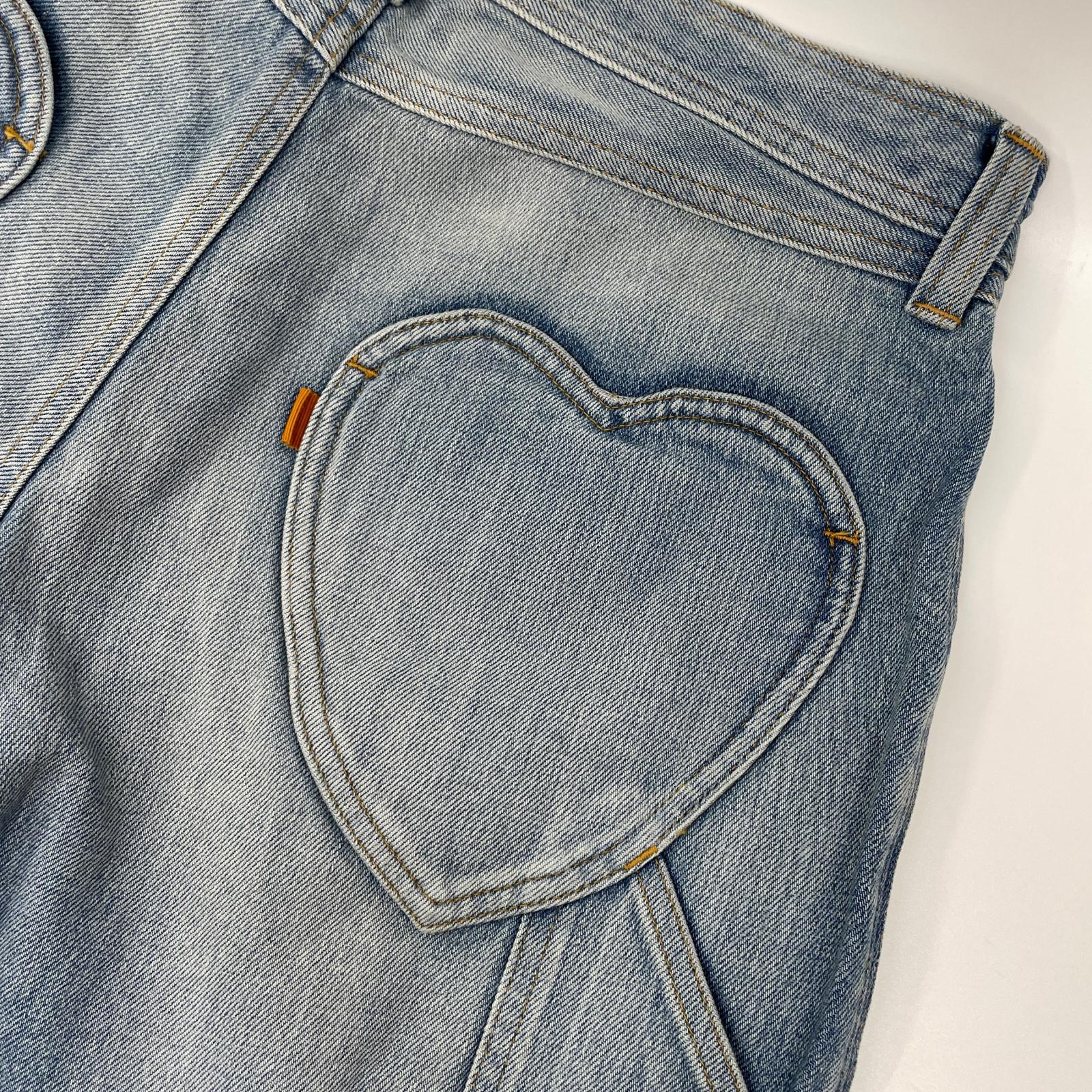 RICE NINE TEN ライスナインテン インディゴ THREE QUARTER PAINTER JEANS クロップドバギーパンツ ボトムス