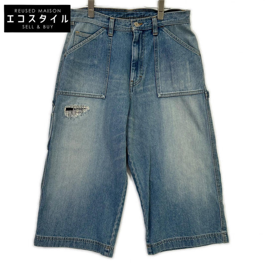 RICE NINE TEN ライスナインテン インディゴ THREE QUARTER PAINTER JEANS クロップドバギーパンツ ボトムス