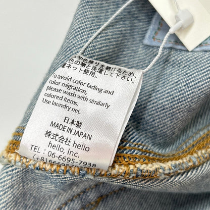 RICE NINE TEN ライスナインテン インディゴ THREE QUARTER PAINTER JEANS クロップドバギーパンツ ボトムス