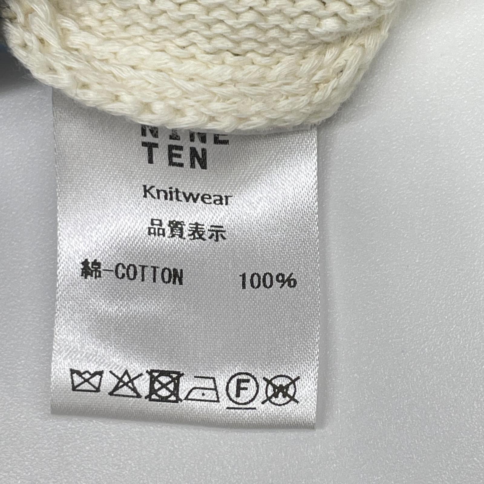 RICE NINE TEN ライスナインテン ライトブルー KNITTED SOCCER SHIRT/S/Sニットポロシャツ トップス