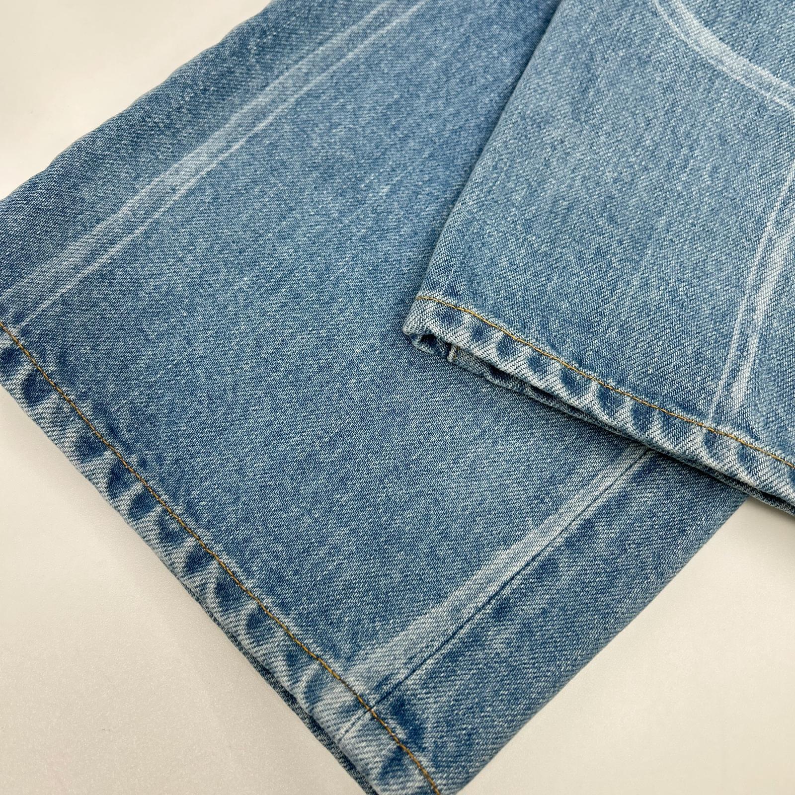 BISOWN ビソウン 24SS 24SS-BIS-PT01K インディゴ ペイントデザイン ストレートデニムパンツ ボトムス