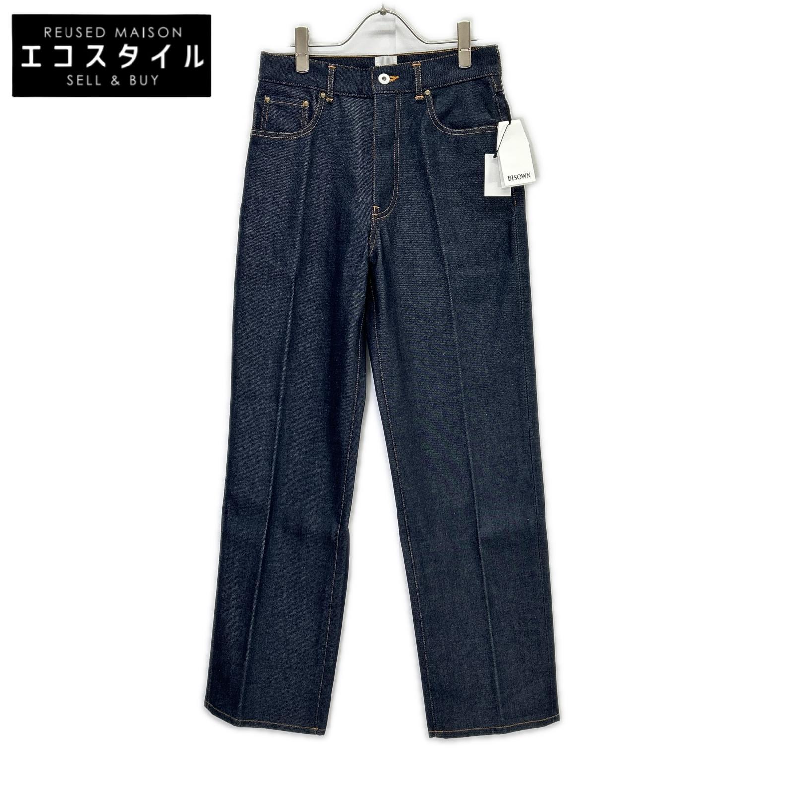 BISOWN ビソウン 24SS 24SS-BIS-PT01R インディゴ センタープレスリジットデニムパンツ ボトムス
