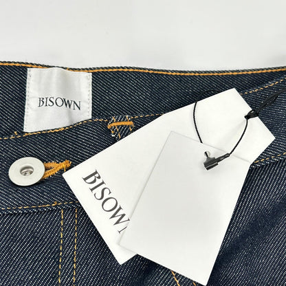 BISOWN ビソウン 24SS 24SS-BIS-PT01R インディゴ センタープレスリジットデニムパンツ ボトムス