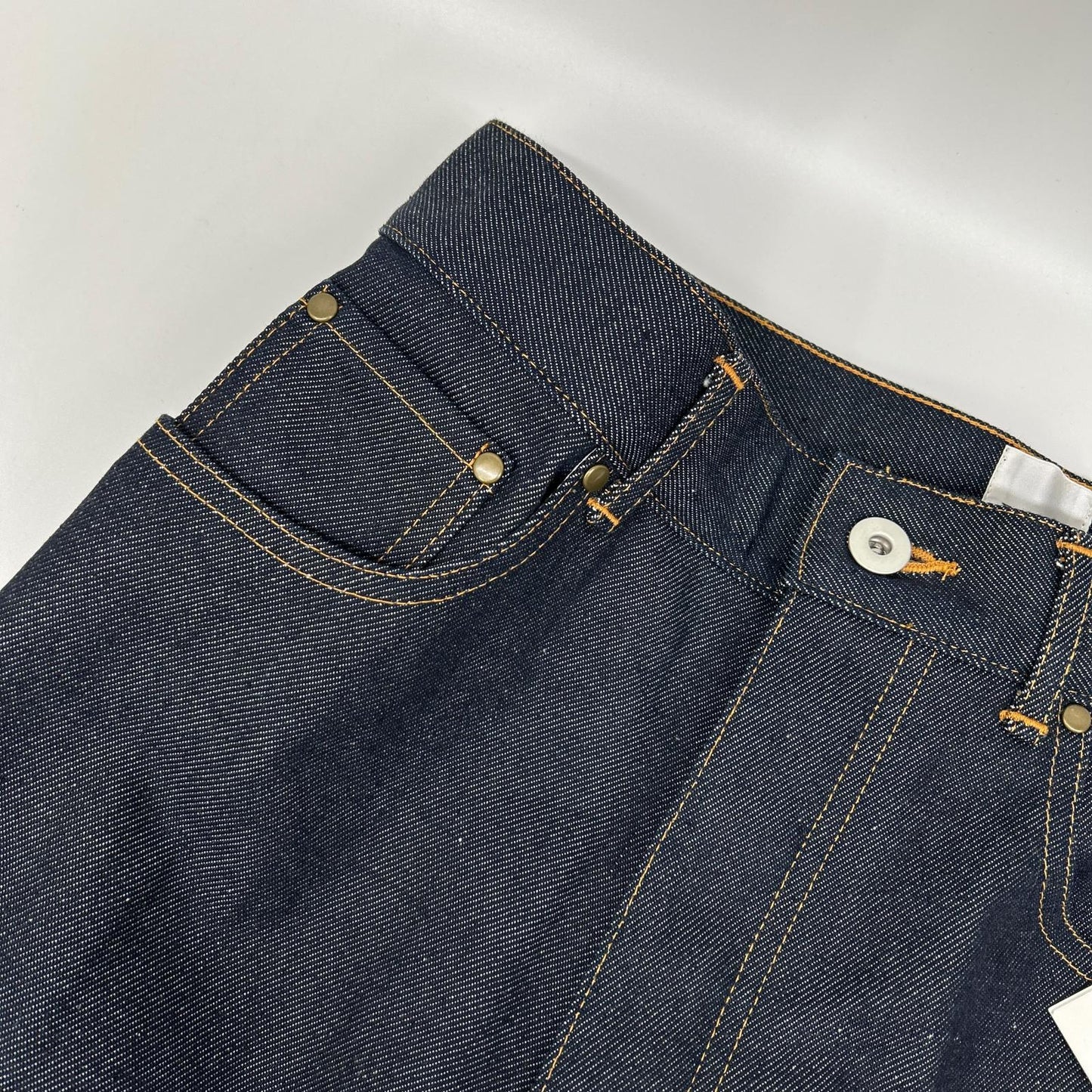 BISOWN ビソウン 24SS 24SS-BIS-PT01R インディゴ センタープレスリジットデニムパンツ ボトムス