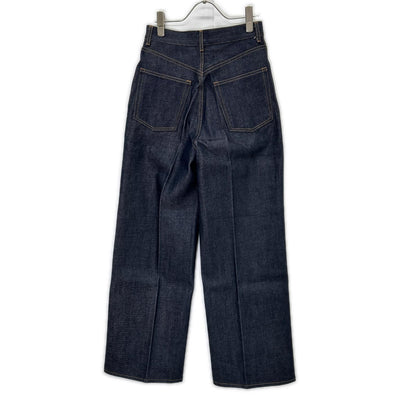 BISOWN ビソウン 25AW 25W-BIS-PT30R インディゴ センタープレス リジット ワイドデニムパンツ ボトムス